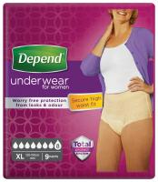 Depend Super XL kalhotky navlékací  pro ženy 9 ks