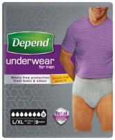 Depend Super inkontinenční navlékací kalhotky pro muže L/XL 9 ks