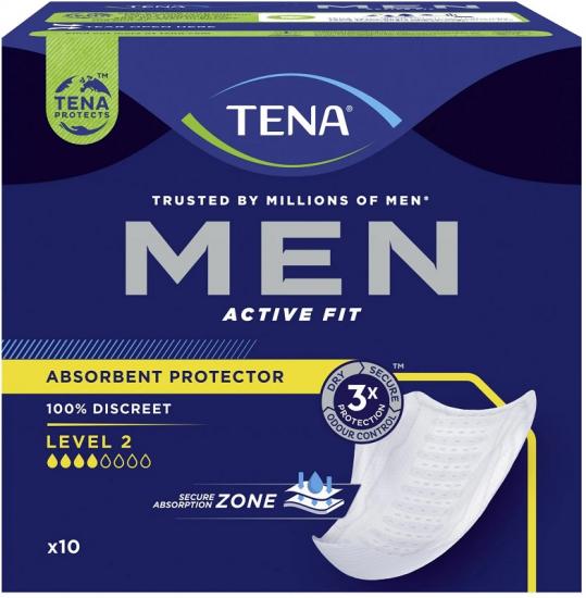 TENA Men Level 2 inkontinenční vložky pro muže 10 ks