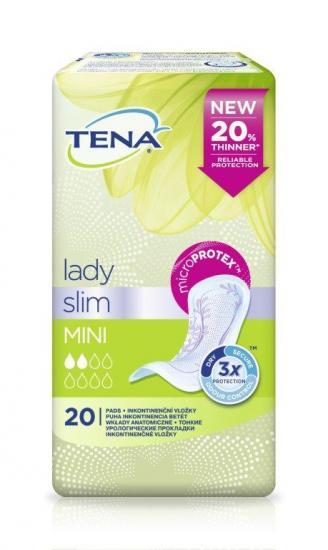TENA Lady Slim Mini inkontinenční dámské vložky 20 ks