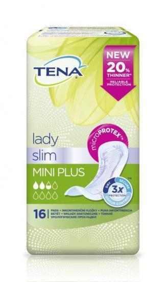 TENA Lady Slim Mini Plus inkontinenční dámské vložky 16 ks