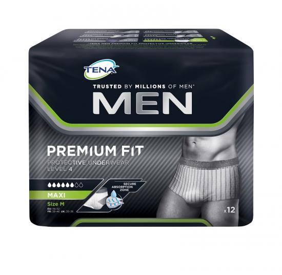 TENA Men Level 4 inkontinenční navlékací kalhotky pro muže M 12 ks