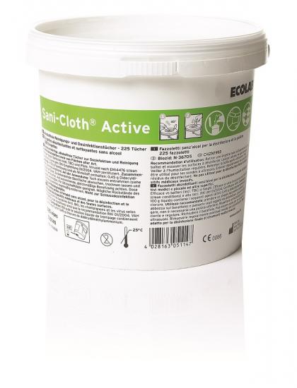 Sani-Cloth Active kbelík 225ks dezinfekční ubrousky bez alkoholu