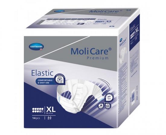 MoliCare Elastic 9 kapek inkontinenční zalepovací kalhotky XL 14 ks