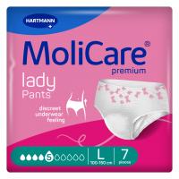 MoliCare Lady Pants 5 kapek inkontinenční navlékací kalhotky pro ženy L 7 ks