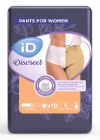 iD Pants Discreet Large Normal inkontinenční plenkové kalhotky 10 ks