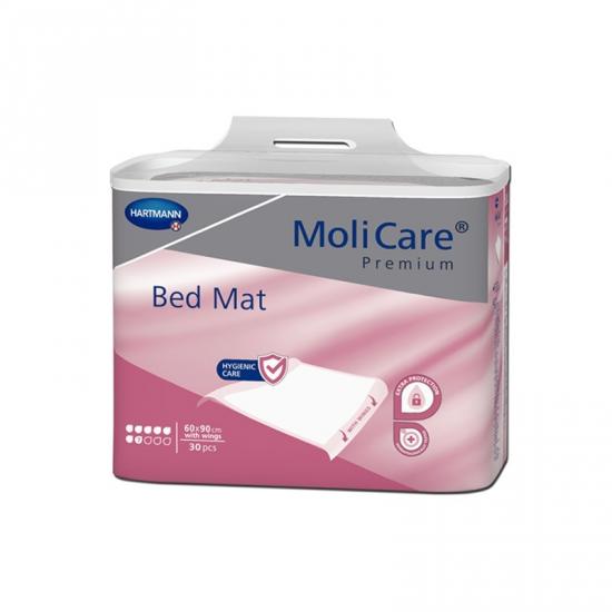 MoliCare Bed Mat 7 kapek inkontinenční podložky se záložkami 60x90 cm (60x180 cm) 30 ks