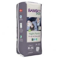 Bambo Dreamy Nights Pants dětské plenkové kalhotky pro dívky 35-50 kg 10 ks