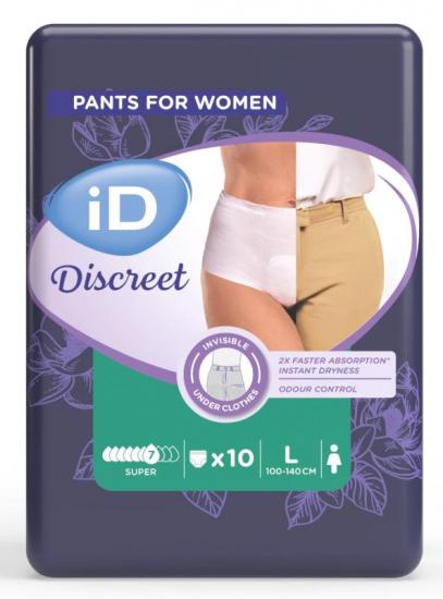 iD Pants Intime Large Super inkontinenční navlékací kalhotky 10 ks