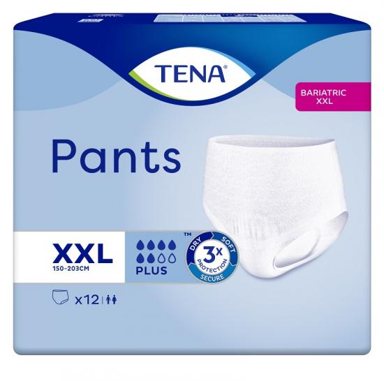 TENA Pants Plus Bariatric inkontinenční navlékací kalhotky XXL 12 ks