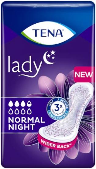 TENA Lady Normal Night inkontinenční dámské vložky 10 ks