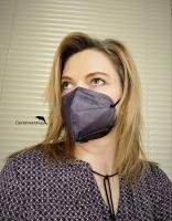 Respirátor FFP2 Balerina 4vrstvý - černý (vzor 332)