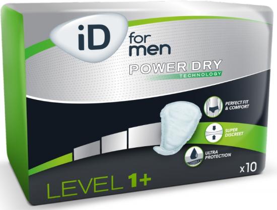iD for Men Level 1+ vložky pro muže 10 ks