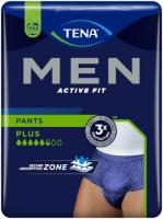 TENA Men Pants Plus Blue S/M inkontinenční navlékací kalhotky pro muže 9 ks