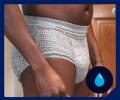 TENA Men Pants Normal Grey S/M inkontinenční navlékací kalhotky pro muže 9 ks