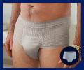 TENA Men Pants Normal Grey L/XL inkontinenční navlékací kalhotky pro muže 8 ks