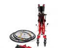 Invalidní vozík Timago EXCLUSIVE LIGHT 46 cm červený