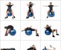 Ledragomma Gymnastik Ball MAXAFE míč na cvičení 65cm modrý