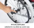 Invalidní vozík mechanický s rychlospojkou H011 - různé šířky sedáku