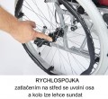 Invalidní vozík mechanický s rychlospojkou H011 - různé šířky sedáku