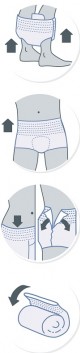 iD Pants Plus inkontinenční navlékací kalhotky M 14 ks