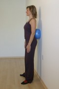Ledragomma Soffball MAXAFE míč na cvičení 26 cm modrý